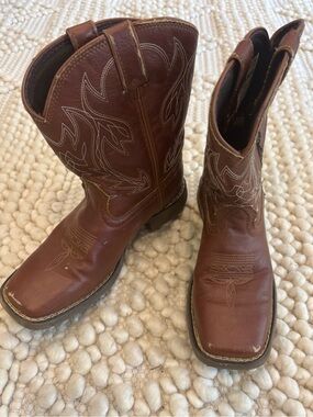 Durango Kid’s Lil’ Rodeo Brown Western Cowboy boots little kids Size 3M